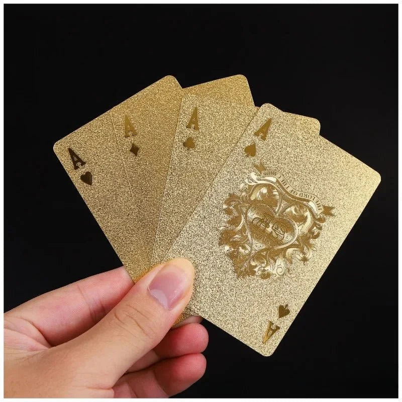 24K Gold Foil Playing Cards | Luxury Poker Deck for Parties and Gifts