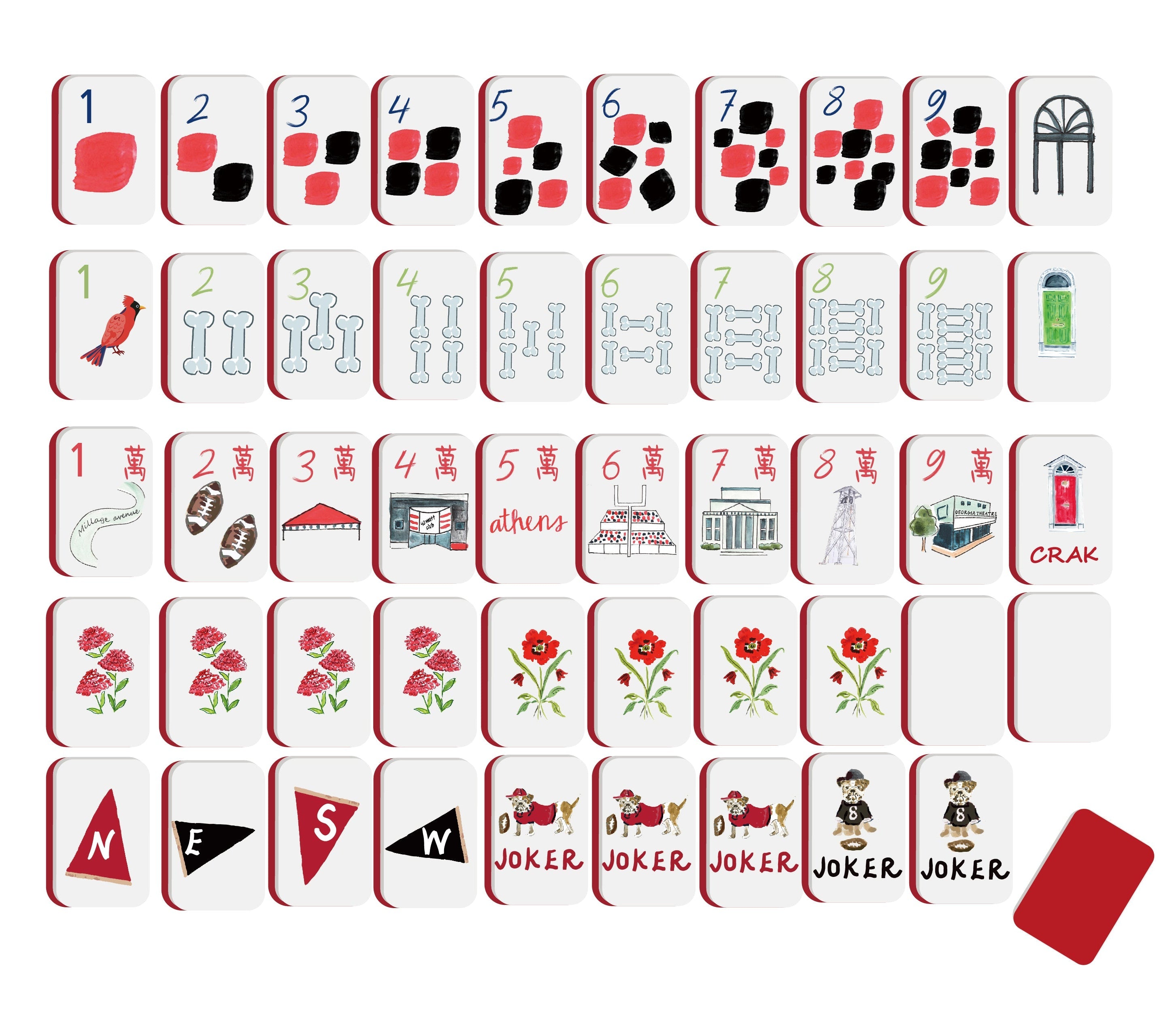 Athens Mahjong Tiles (Preorder)