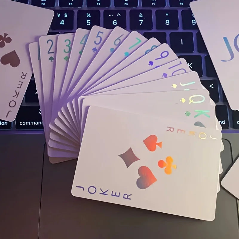 Glow-in-the-Dark Poker Card Set | Party Game for Halloween, Christmas & Family Game Night