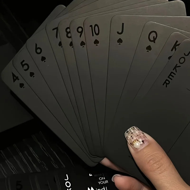 Glow-in-the-Dark Poker Card Set | Party Game for Halloween, Christmas & Family Game Night