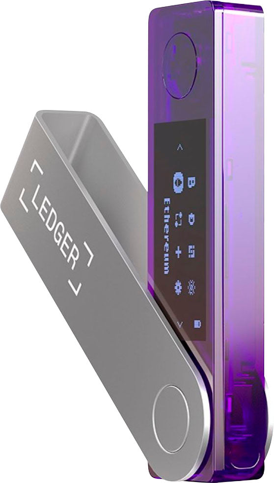 Ledger Nano X Hardware Wallet  Purple - Orange - Black