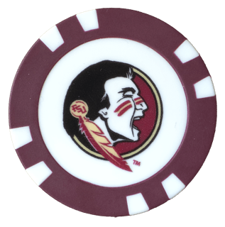 Officially Licensed Florida State Seminoles Poker Chip Ball Marker