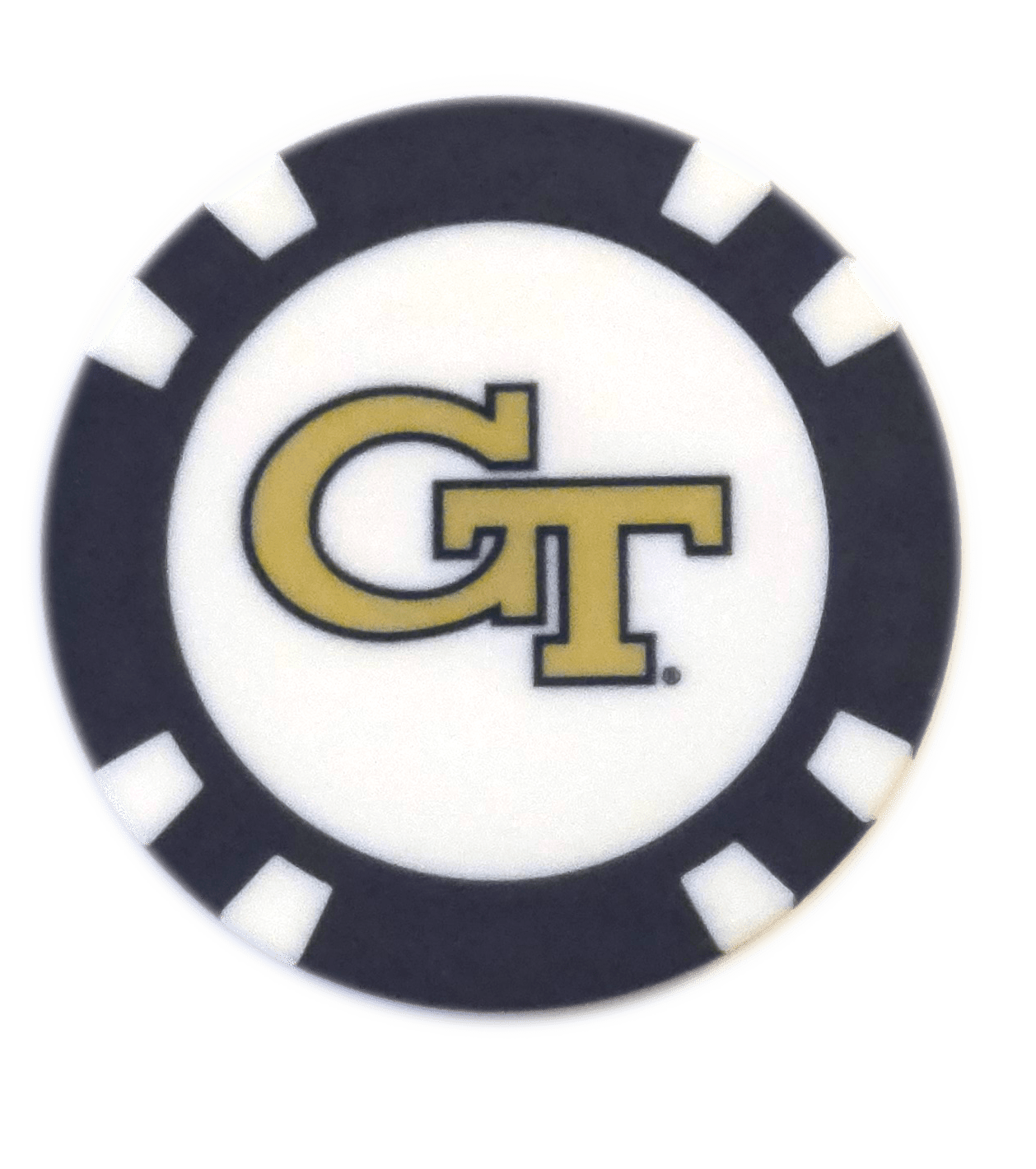 Officially Licensed Georgia Tech Yellow Jackets Poker Chip Ball Marker