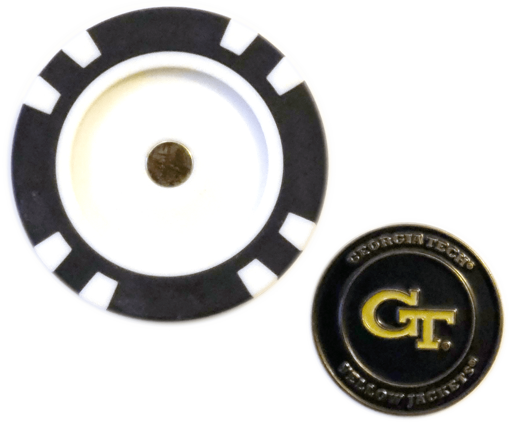 Officially Licensed Georgia Tech Yellow Jackets Poker Chip Ball Marker