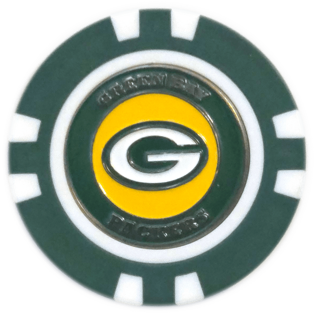 Officially Licensed Green Bay Packers Poker Chip Ball Marker