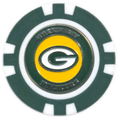 Officially Licensed Green Bay Packers Poker Chip Ball Marker