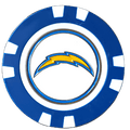 Officially Licensed Los Angeles Chargers Poker Chip Ball Marker