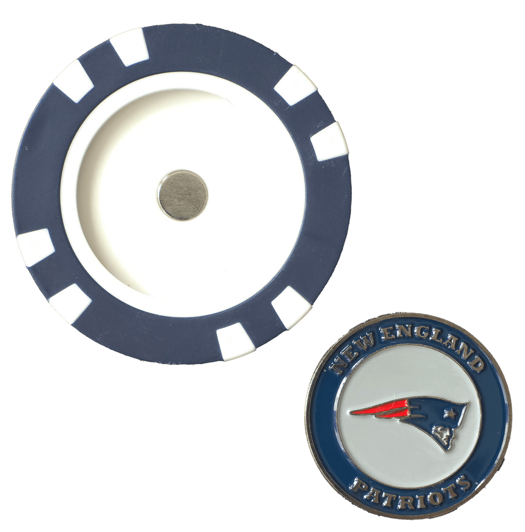 Officially Licensed New England Patriots Poker Chip Ball Marker