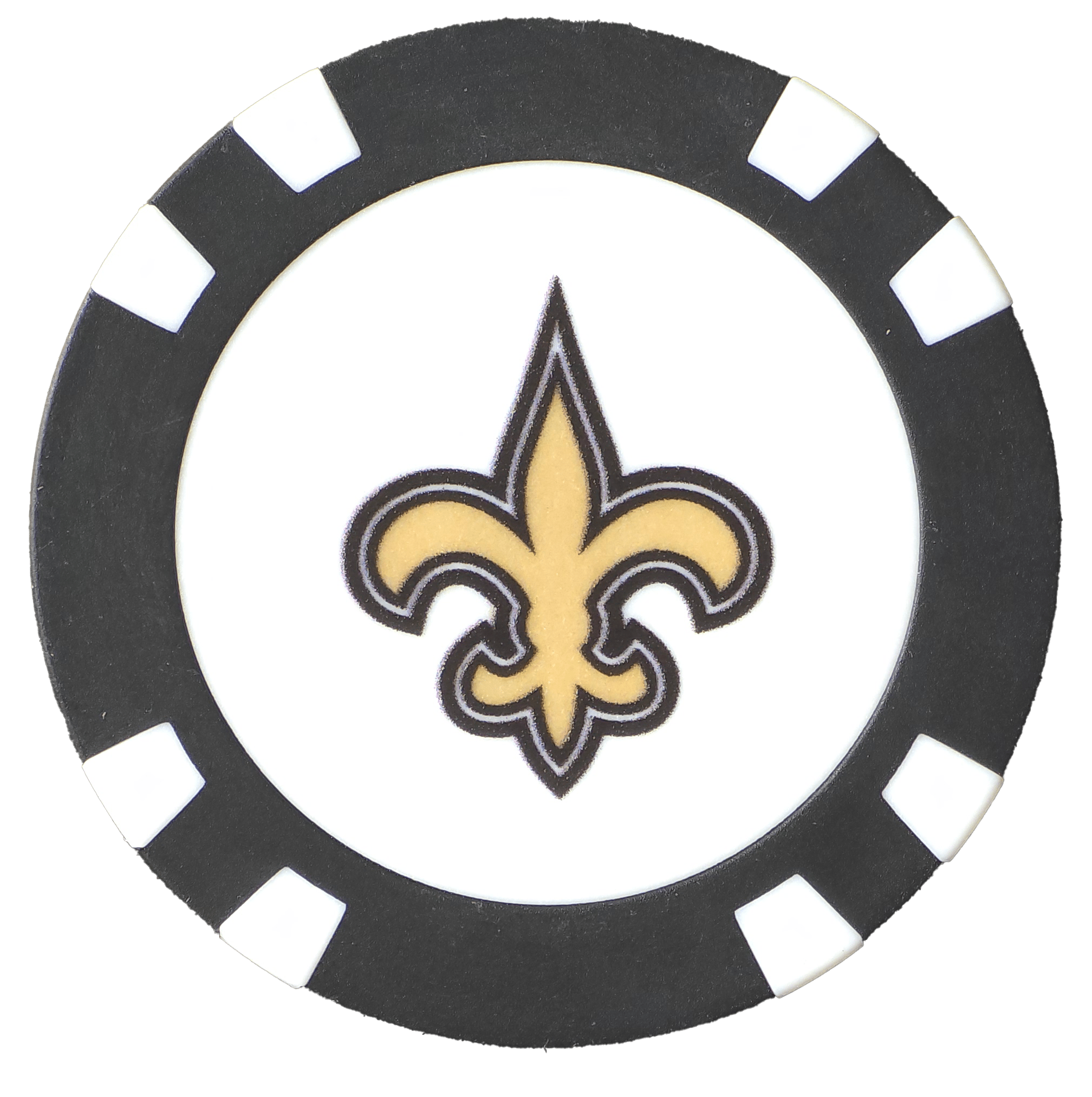 Officially Licensed New Orleans Saints Poker Chip Ball Marker