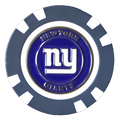 Officially Licensed New York Giants Poker Chip Ball Marker