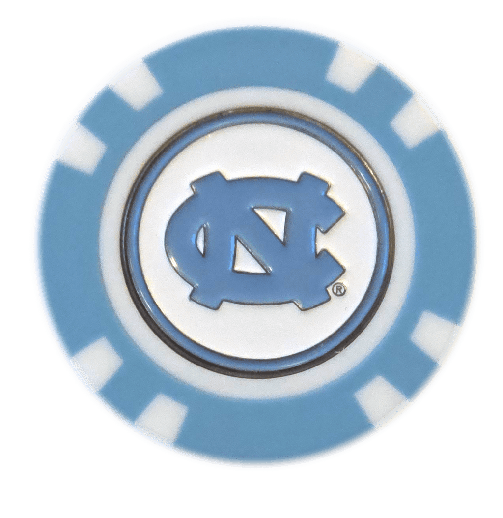 Officially Licensed North Carolina Tar Heels Poker Chip Ball Marker