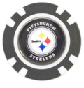 Officially Licensed Pittsburgh Steelers Poker Chip Ball Marker