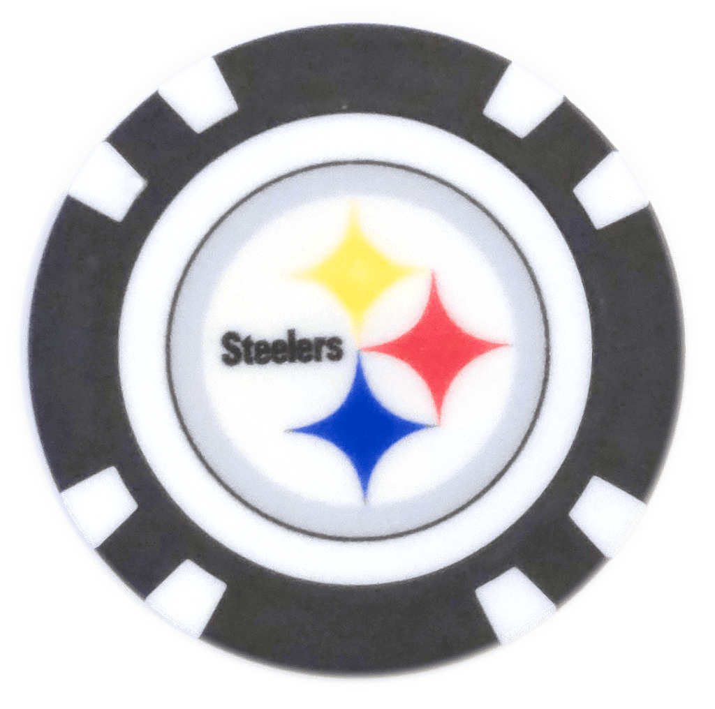 Officially Licensed Pittsburgh Steelers Poker Chip Ball Marker