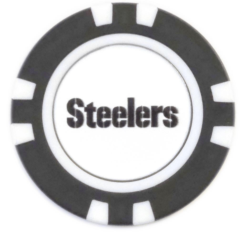 Officially Licensed Pittsburgh Steelers Poker Chip Ball Marker