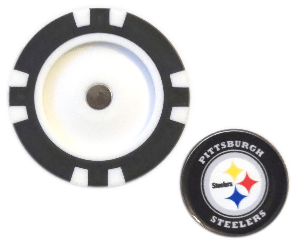 Officially Licensed Pittsburgh Steelers Poker Chip Ball Marker