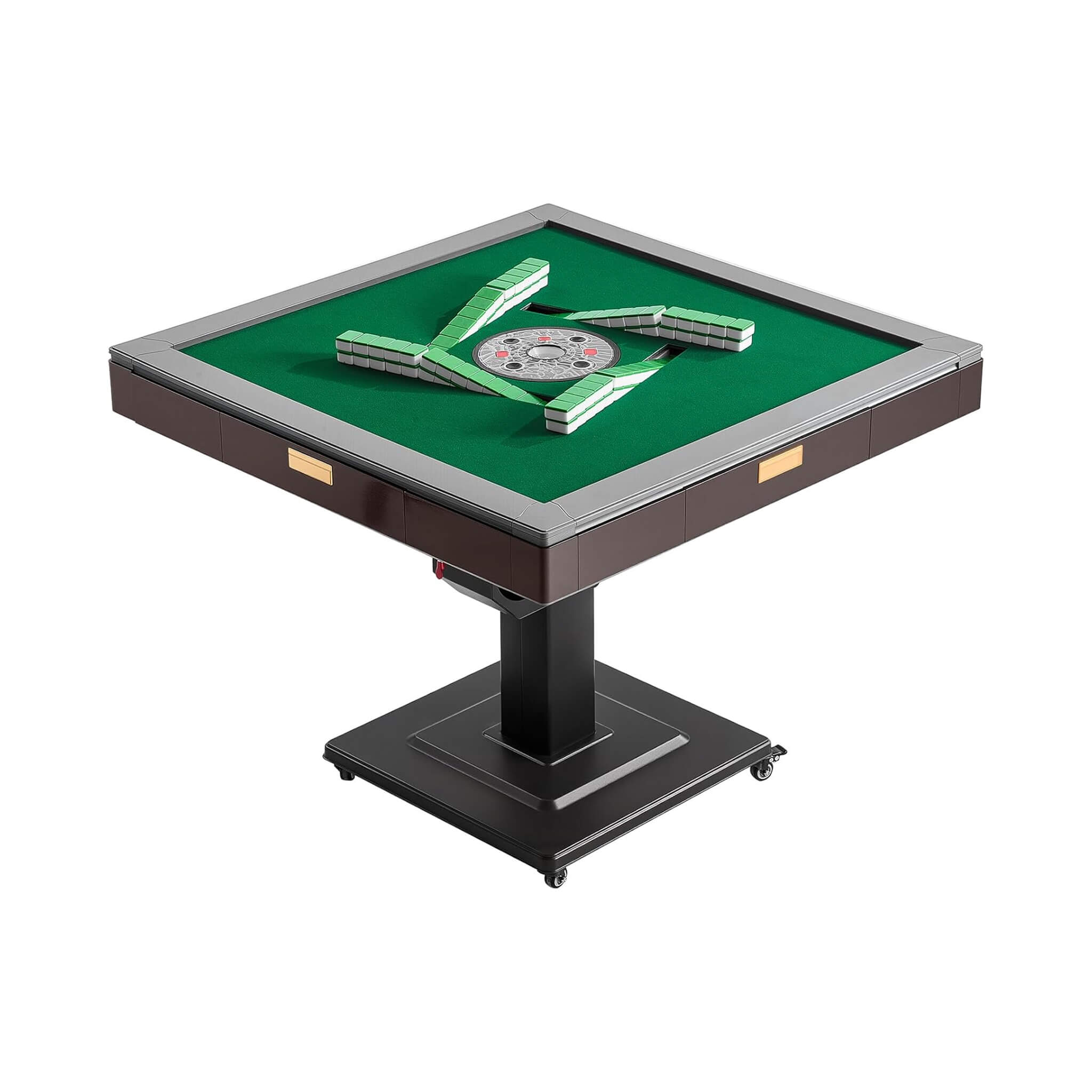Premium Automatic Foldable Mahjong Table With Wheels And Two Sets Of Tiles (SAK92307)